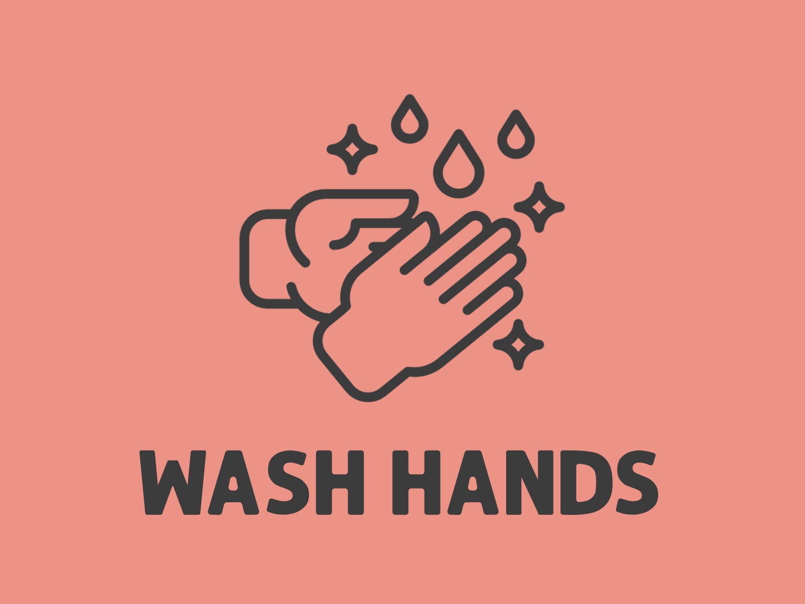 wash hands