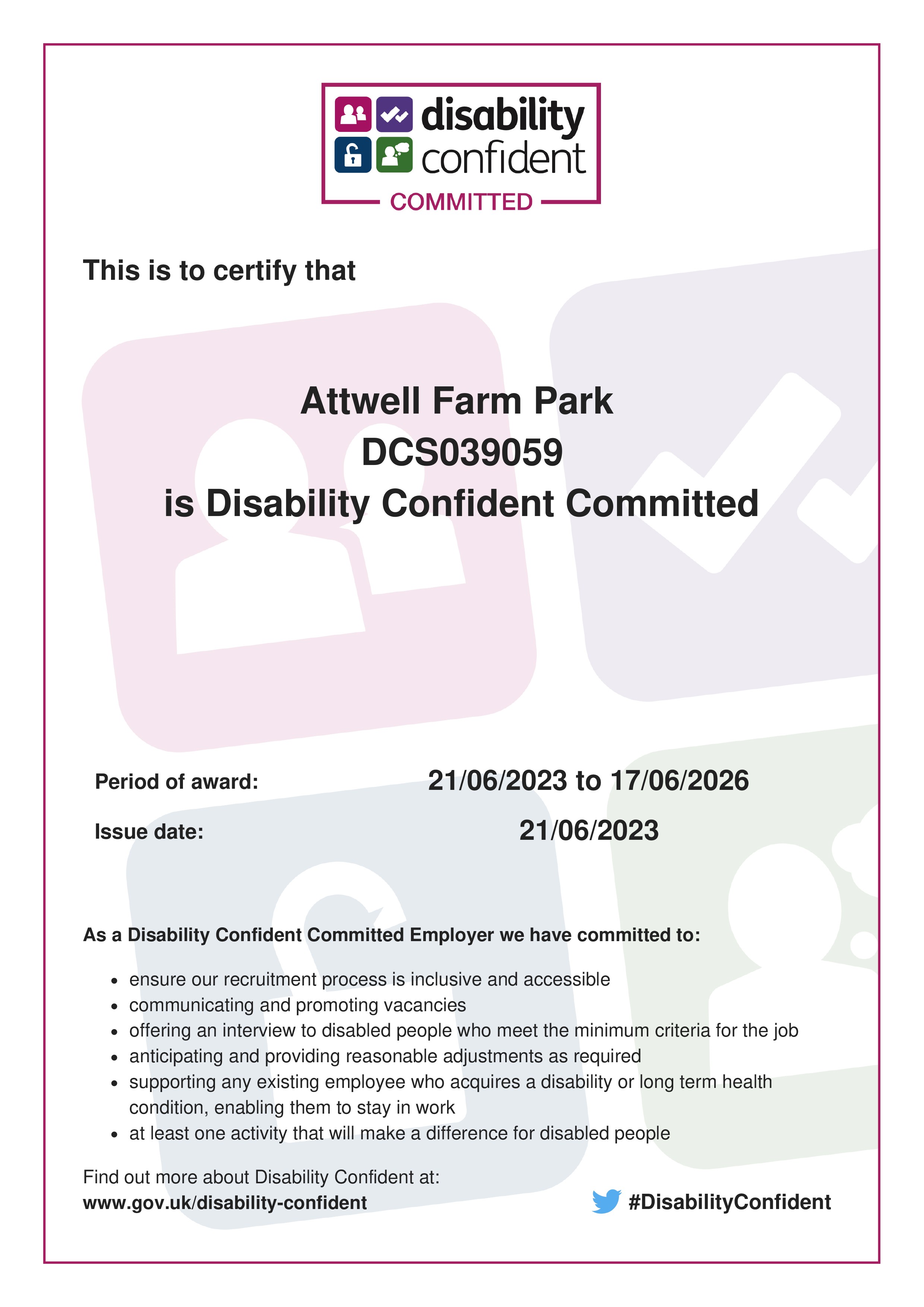 Disability Confident